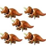 Brown Dinosaur Foil Balloon