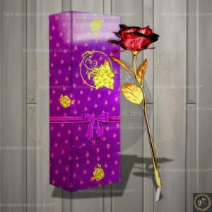 Rai Enterprises Collection™ 24k Golden Red Rose