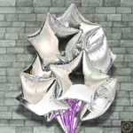 Rai Enterprises Collection™ Silver Star Foil Balloon