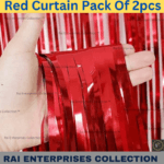 Rai Enterprises Collection™ Elegant Red Velvet Curtain