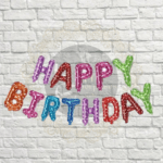 Rai Enterprises Collection™  Happy Birthday Foil Balloon Banner - Dot Design