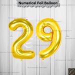 Rai Enterprises Collection™ Golden Number Foil Balloon 29 - pack of 1